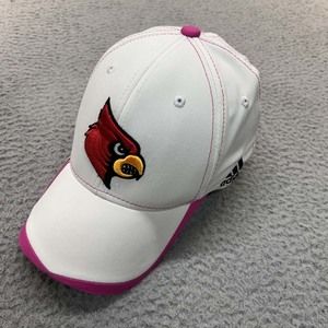 Louisville Cardinals Hat Cap Womens Baseball Cap One Size Adidas Ladies